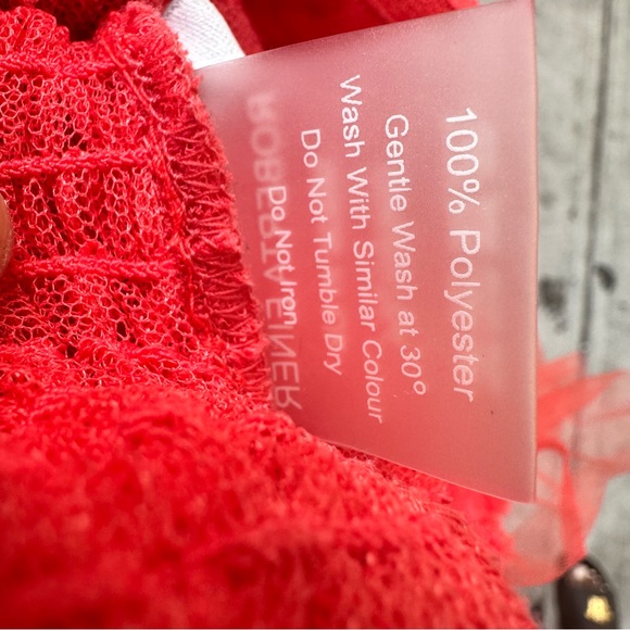 Roberta Einer Angel dress, pink & red ombré - Picture 5 of 9